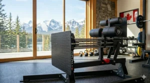 Infographic demonstrating proper form and execution for a glute ham raise using a GHD machine.