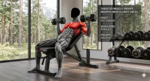 Space-saving storage solution for a foldable weight bench and dumbbell set, ideal for Canadian condos and apartments.