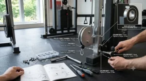 Easy assembly process for home installation of your functional trainer.