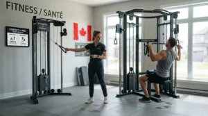 A person choosing the right cable crossover machine based on their home fitness goals