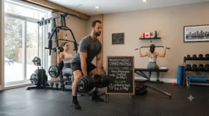 Heavy resistance training capacity showing weight limits for multi-gym cables versus heavy adjustable dumbbells.