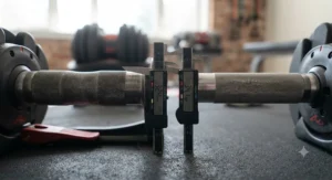 Ergonomic knurled handle comparison between quick-change adjustable dumbbells and dial adjustable dumbbells.