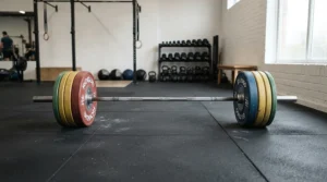 Showcasing why a 20kg olympic barbell for home gym use is enough for progressive overload.